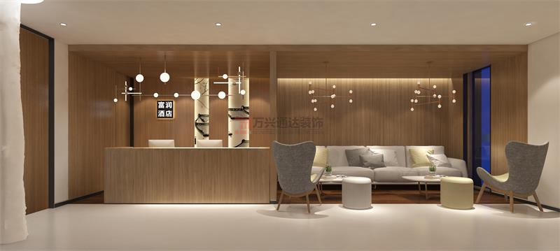 北京萬(wàn)興通達(dá)辦公裝修項(xiàng)目-東四富潤(rùn)酒店裝修案例效果圖
