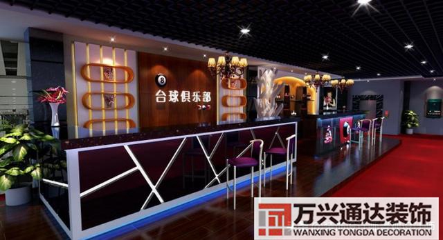 臺(tái)球室裝修效果圖臺(tái)球廳裝修效果圖_萬(wàn)興辦公室裝修公司