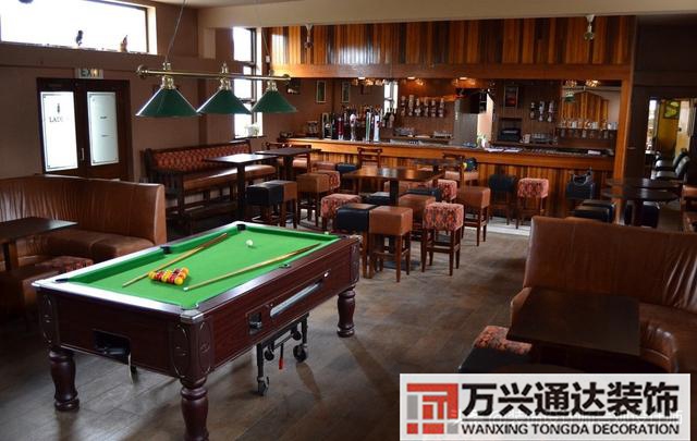 臺(tái)球室裝修效果圖臺(tái)球廳裝修效果圖_萬(wàn)興辦公室裝修公司