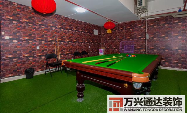 臺(tái)球室裝修效果圖臺(tái)球廳裝修效果圖_萬(wàn)興辦公室裝修公司