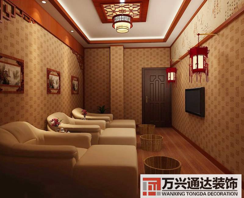足療足浴裝修足浴會(huì)所設(shè)計(jì)裝修